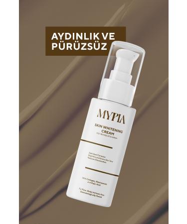 Mypia Cosmetics Skin Whitening Glutathione Cream Anti-Stain Effective with Collagen Niacinamide and Kojic Acid 50 ML - Buy Online on GoSupps.com