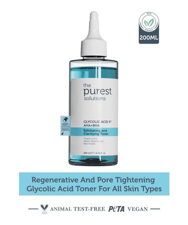 ROSSMANN Revitalizing and Pore Tightening Glycolic Acid Toner for All Skin Types 200 ml