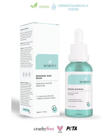 WIWIFY Intensive Moisturizing Care Serum (Hyaluronic Acid 2% B5) For All Skin Types - Buy Online on GoSupps.com