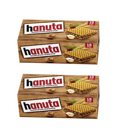 Hanuta Wafer Thin Hazelnut Slices 220 gr 2 Pieces
