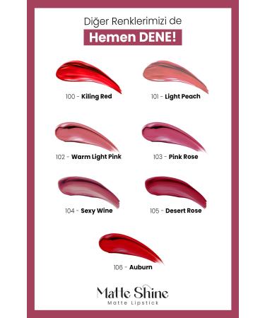 Pinky London Matte Shine Lipstick - 105 - Buy Online on GoSupps.com