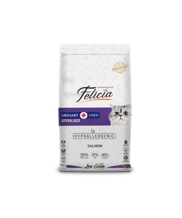 Felicia Hypoallergenic Urinary Salmon Low Grain Sterilized Cat Food 2 Kg