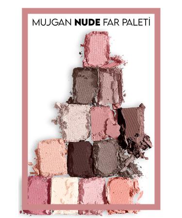 MUJGAN Hudamoji Nude 18-Piece Eyeshadow Palette - Buy Online on GoSupps.com