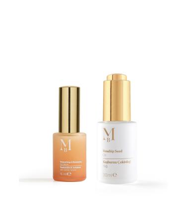 M SBAH E Moisturizing & Brightening Eye Contour Serum 15 Ml + Rosehip Seed Oil 30 Ml - Buy Online on GoSupps.com