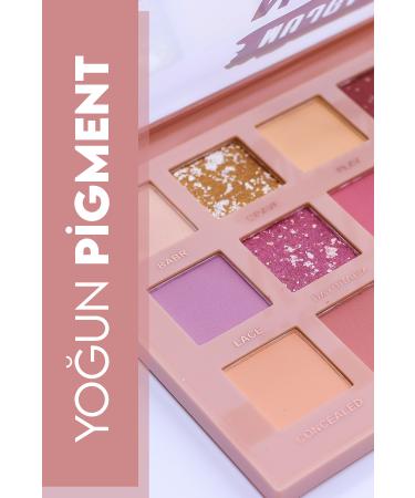 MUJGAN Hudamoji Nude 18-Piece Eyeshadow Palette - Buy Online on GoSupps.com