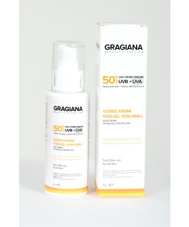 gragiana Sun Cream Spf 50 Uvb Sunscreen 100 Ml