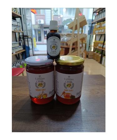 Expert Farm Flower Honey (850 gr) - Pine Honey (850 gr) - Propolis (50 ml)
