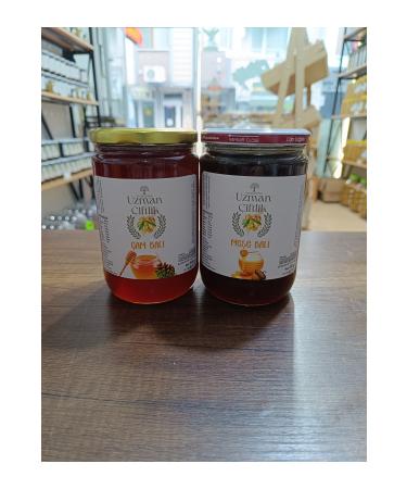 Expert Farm Pine Honey (850 gr) - Oak Honey (850 gr)