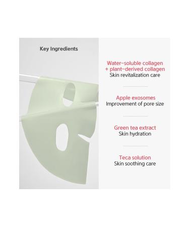 Nacific Green Tea Cica Collagen Gel Mask - Transparent Collagen Gel Mask - Buy Online on GoSupps.com