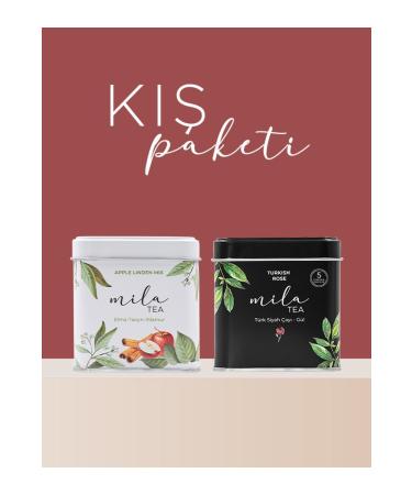 Mila Tea Winter Package - Apple Cinnamon Linden and Turkish Black Tea Rose