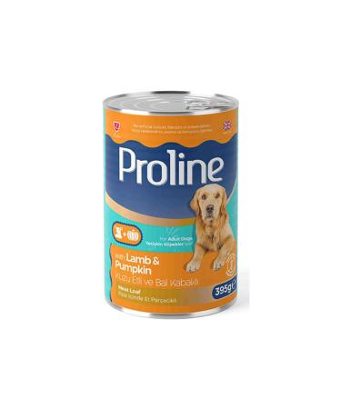 PROLINE Lamb and Pumpkin Pate Adult Dog Canned Food 12 Pieces 395 gr