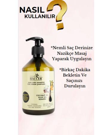 Haccer Salt-Free Sulfate-Free Paraben-Free Special Care Keratin Shampoo Organic Shampoo 400 ml - Buy Online on GoSupps.com