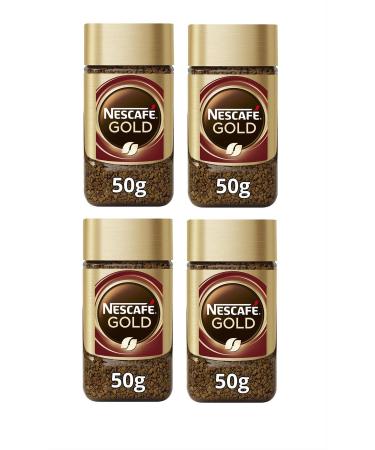 Nescafe Gold Coffee Glass 50 Gr X 4 Pieces