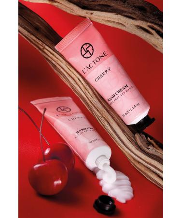 L'ACTONE Peach & White Flower & Cherry Hand Cream Set of 3 30 ml / Hand Cream - Buy Online on GoSupps.com