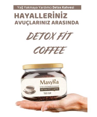 Maxylva Detox Fit Coffee and Easy to Drink Diet Coffee Helping to Lose Weight 150 gr - Buy Online on GoSupps.com