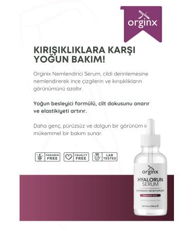 Orginx Anti-Wrinkle Nourishing Repair Ultra Intensive Moisturizing Skin Care Serum 30ml - Buy Online on GoSupps.com