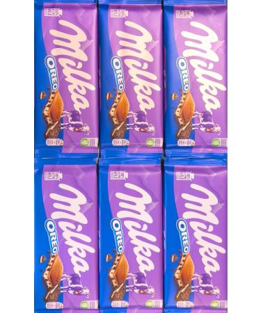 Milka Oreo Tablet 100 Grams x 6 Pieces Total 600 Grams