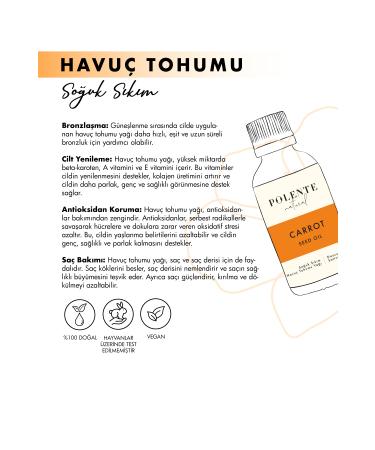 Polente Natural Carrot Seed Oil 30 ml - Buy Online on GoSupps.com