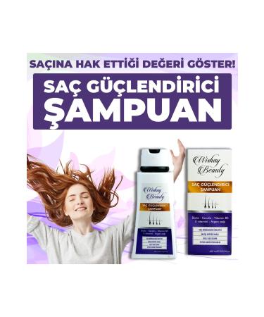 WISHAY BEAUTY COSMETIC Hair Strengthening Shampoo 400 Ml