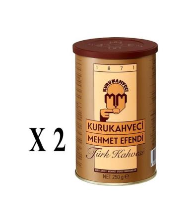 Mehmet Efendi Turkish Coffee 250gr - Tin - 2 Pieces