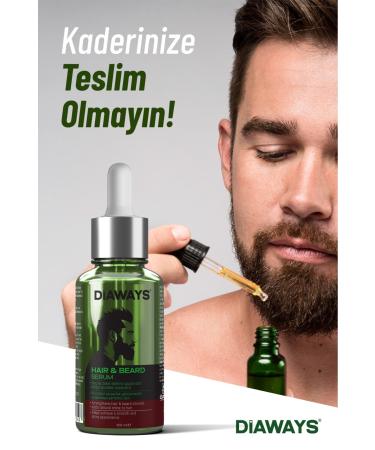 DIAWAYS Hair and Beard Serum Hair and Beard Mustache Growth Thickening Solution 100ml - Buy Online on GoSupps.com