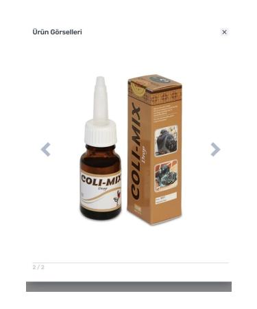 TYSON Coli Mix Drops 10ml / For Birds - Drying Fluffing