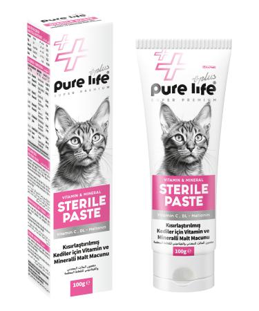 PureLife Plus Sterile Paste (Mineral Malt Paste for Neutered Cats) 100gr
