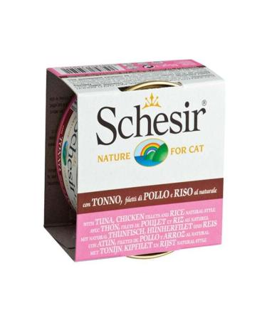 Schesir Tuna and Chicken Natural Canned Cat Food 85 Gr