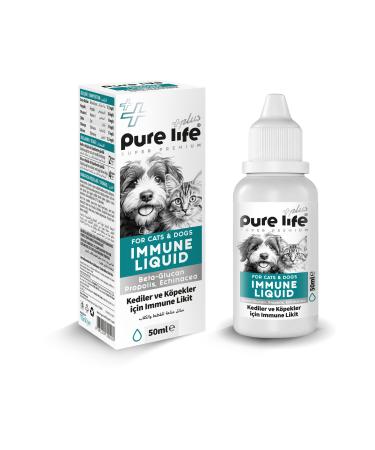 PureLife Plus Immune Liquid (Immune System Support Provider for Cats and Dogs) 50ml