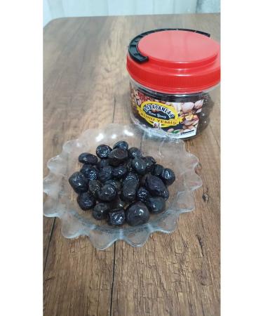 babacanlar Hatay Local 0 Natural Small seeded meaty Black Olive (Village Attun)-250gr