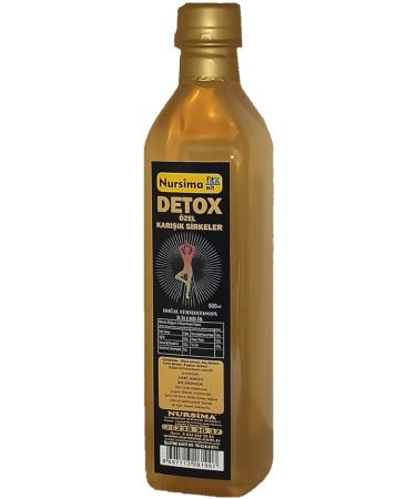Nursima Fit x Nitro Detox Vinegar Glass Packaging 500 ml