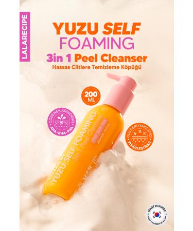 lalarecipe Brightening and Smoothing Foaming Cleanser LalaRecipe Yuzu Self Foaming 200 ml - Buy Online on GoSupps.com