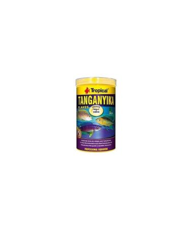 Tropical Tanganyika Flakes Flake Fish Food for Tanganyika Cichlid Fish 250 ml 50 gr