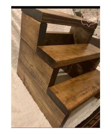 shop 3 step wooden stool (you can contact for color)