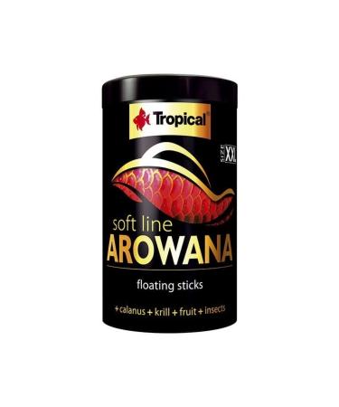Tropical Softline Arowana Xxlarge Adult Arowana Coloring Fish Food 1000 ml 320 gr