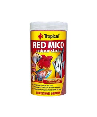 Tropical Red Mico Colour Sticks Bloodworm Extruded Fish Food 100 ml 32 gr