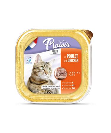Plaisir Pate 100gr Chicken Meat 12pcs Wet Cat Food
