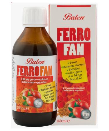 Balen Ferrofan Liquid Supplementary Food 150 ml.