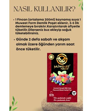 Muwest Natural Weight Loss Helping Detox Tea - Buy Online on GoSupps.com