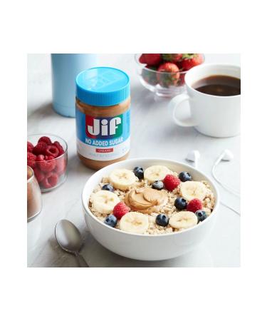 Jif No Sugar Creamy Peanut Butter Spread 440 gr - Buy Online on GoSupps.com