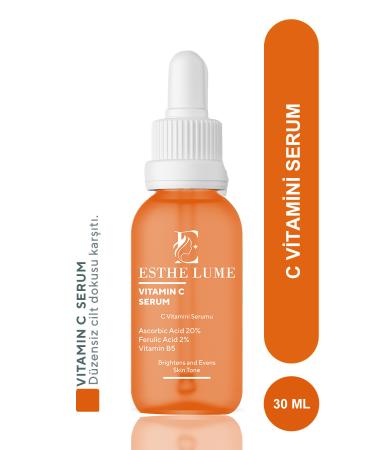 ESTHE LUME Anti-Spot Brightening Vitamin C Serum Glutathione Ferulic Acid Ascorbic Acid 30 ml