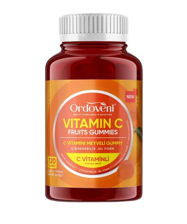OrdoVeni 100% Natural Vitamin C Gummies Immune System Supporting Sugar-Free & Delicious Supplement