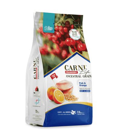 CARNI LIFE PETLOVEBUT K CRANBERRY ANCESTRAL GRAIN DOG FISH & ORANGE 7KG PUPPY ALL BREEDS
