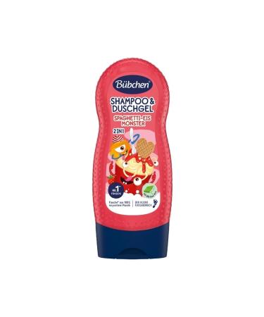 B bchen Kids Shampoo & Shower Gel 2 In 1 Spaghetti-eis Monster 230 ml