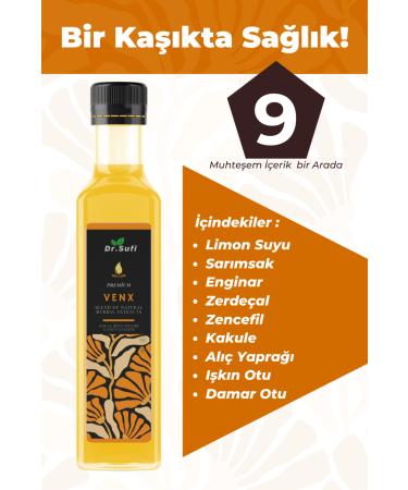 Dr Sufi Doctor Sufi Venx - Natural Cardiovascular Health Supporting Herbal Drink 250 ml - Buy Online on GoSupps.com