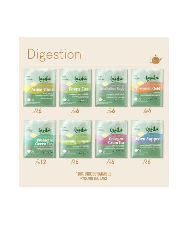 LAZIKA Digestive Support Herbal Tea Set - Buy Online on GoSupps.com