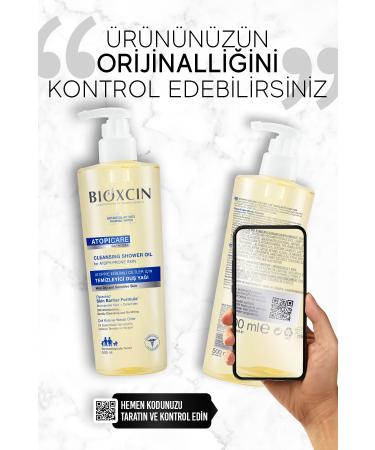 Bioxcin Atopicare Cleansing Shower Oil for Atopic Prone Skin 500 Ml - Seramid Microbiome Tech - Buy Online on GoSupps.com