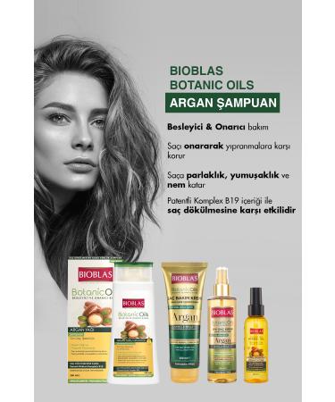 Bioblas Botanical Oils Argan Shampoo 360 ml - Buy Online on GoSupps.com