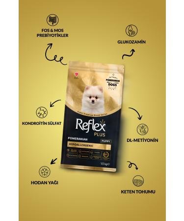 Reflex Plus Pomeranian Hypoallergenic Chicken Puppy Food 1.5 Kg - Buy Online on GoSupps.com