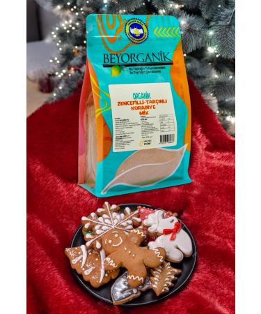 BEYORGANIK Organic Ginger-Cinnamon Cookie Mix 350gr - Buy Online on GoSupps.com